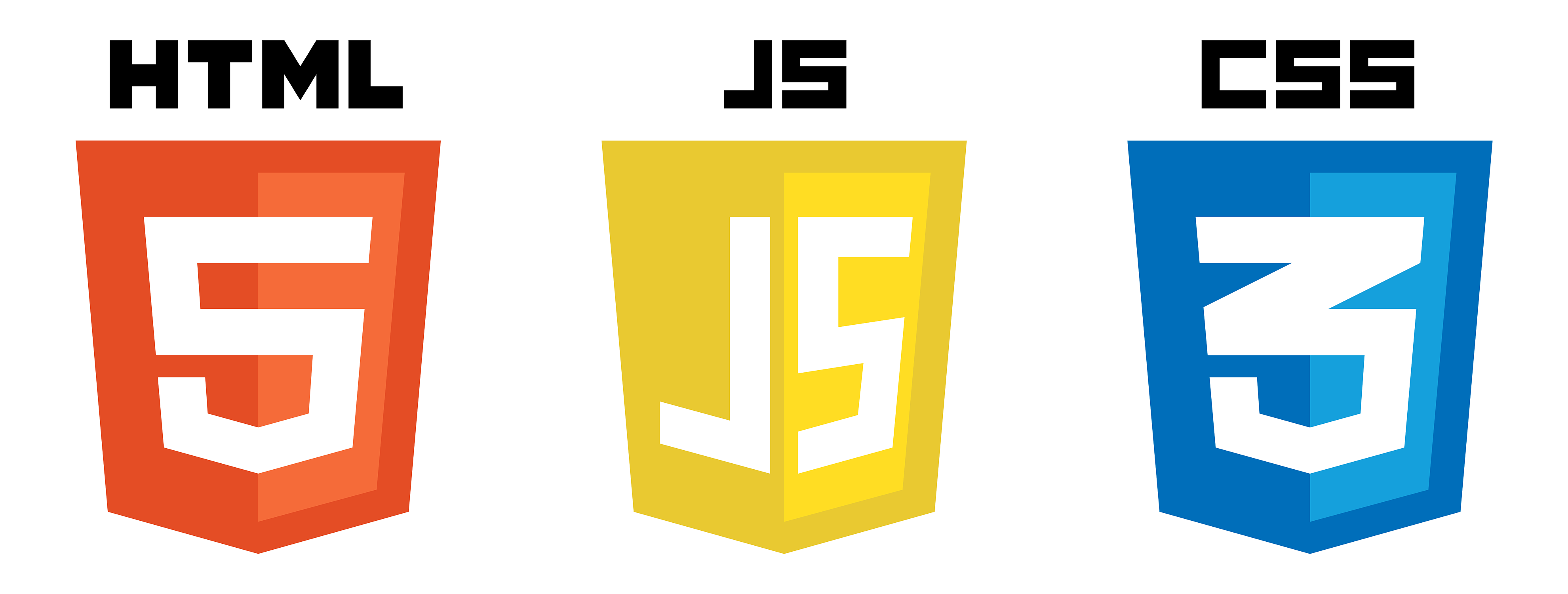 HTML, JS, CSS logos